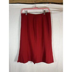 French Brand Bolero Red Pencil Skirt‎